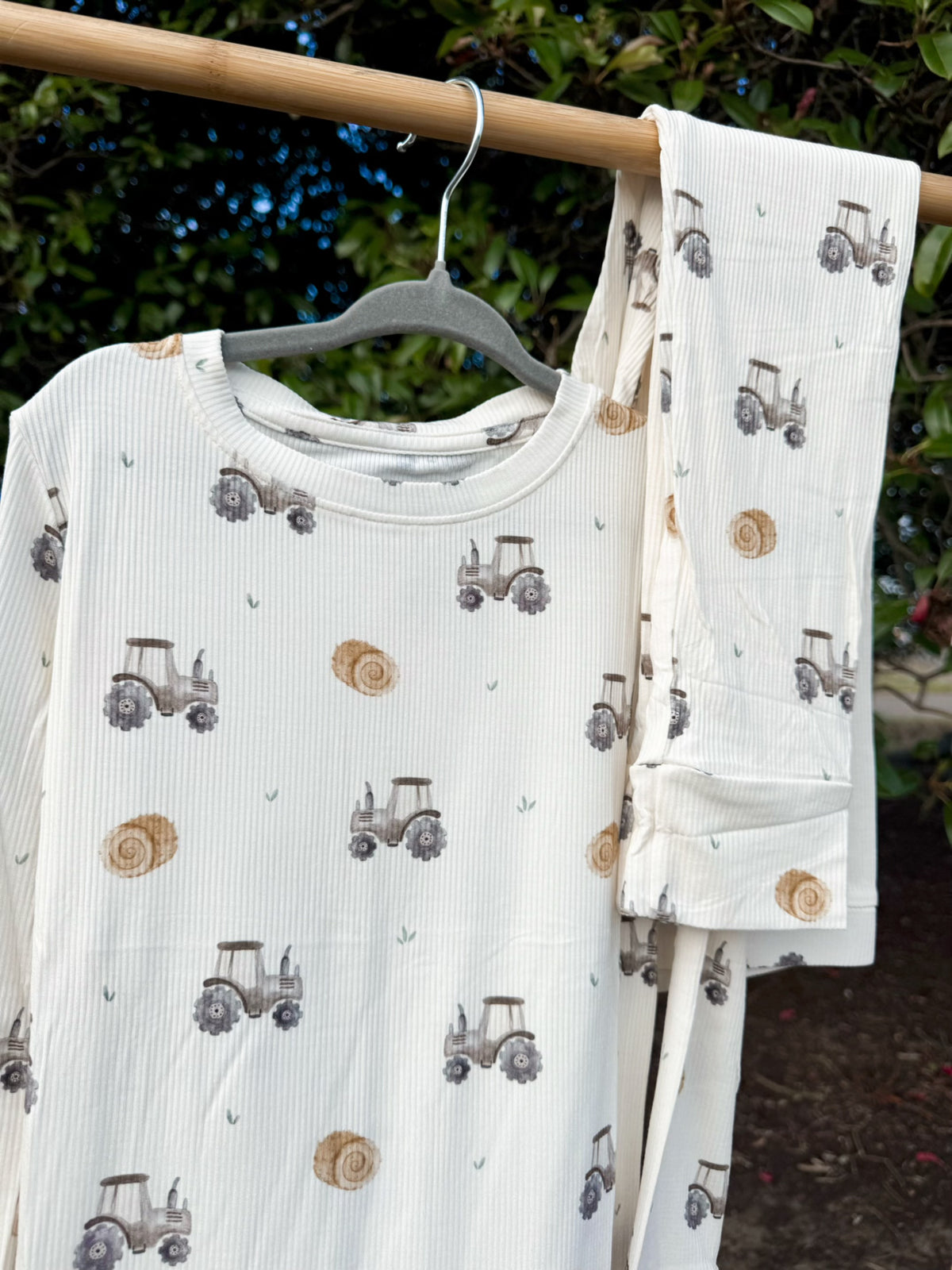 Hayride Ribbed Bamboo Pajamas Set