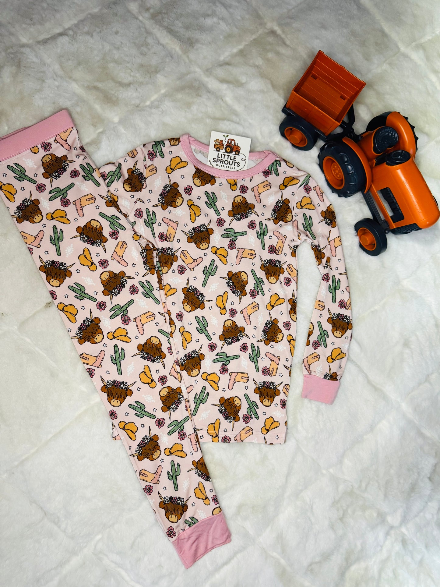 Pink Highlander Pajama Set