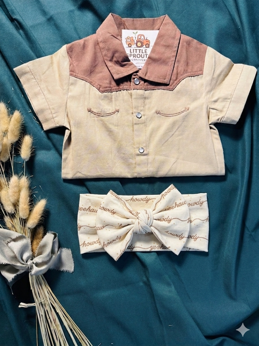 Howdy Organic Bow Headband