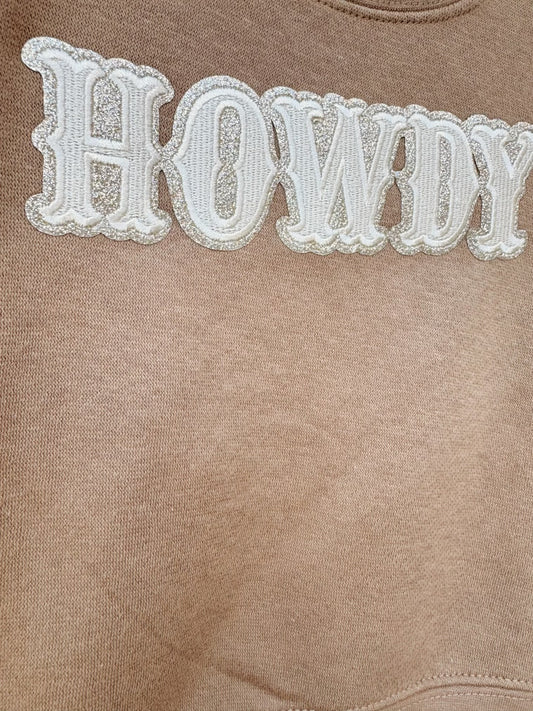 Howdy Sparkle Patch Sweatshirt