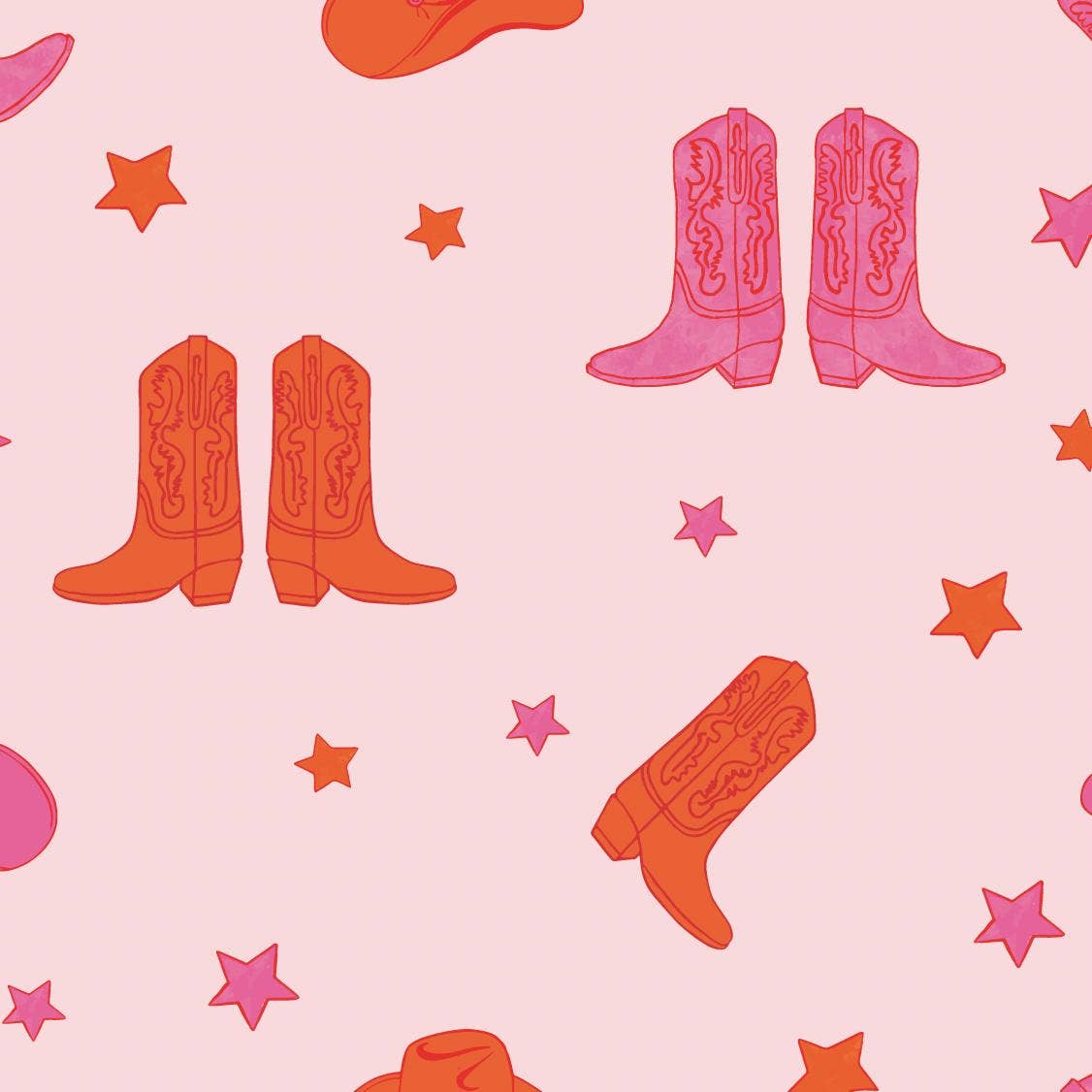Pink Cowgirl Boot Sleep Sack | 0.5 TOG