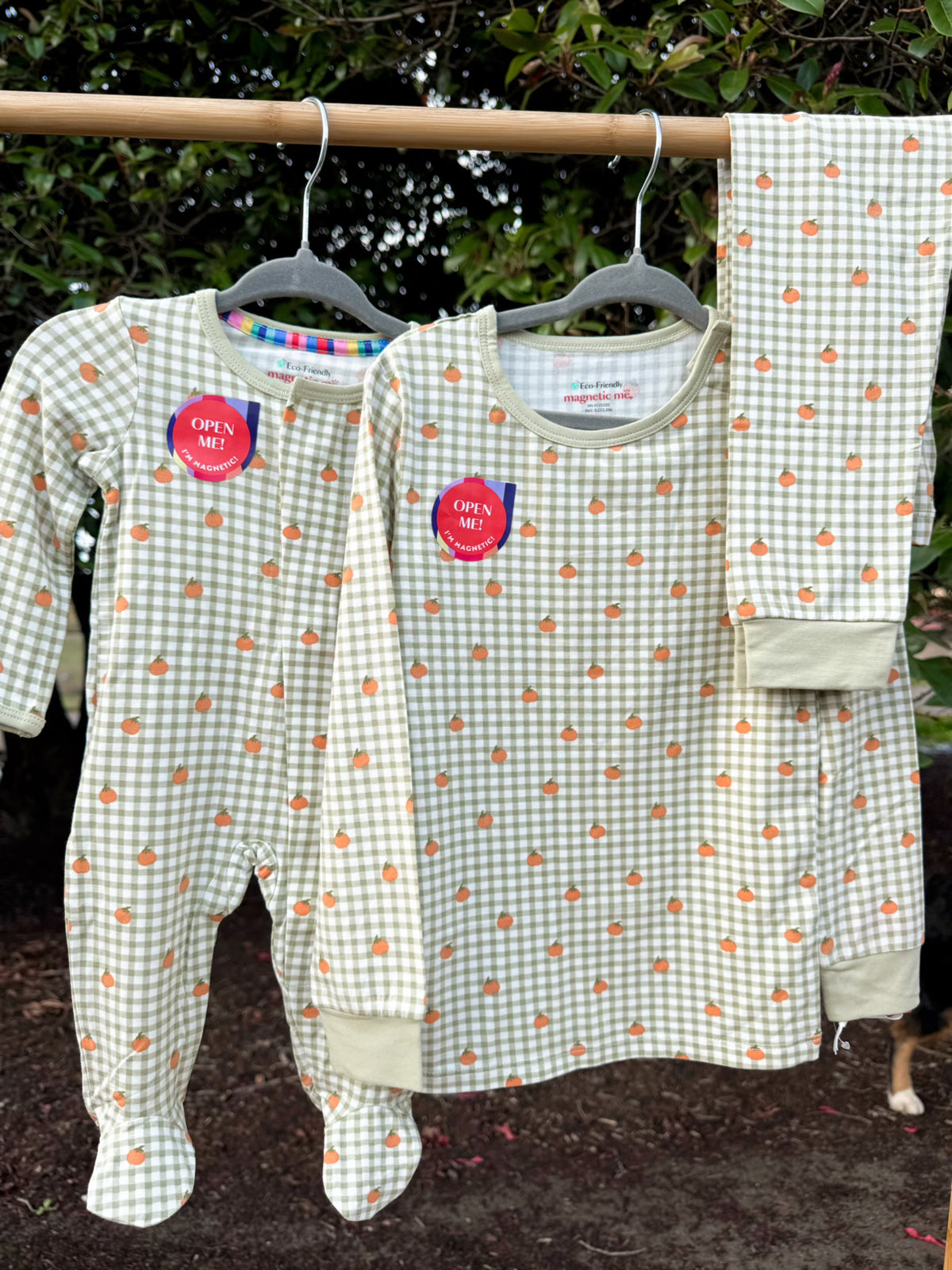 Magnetic Me Pumpkin Plaid Modal Pajama Set