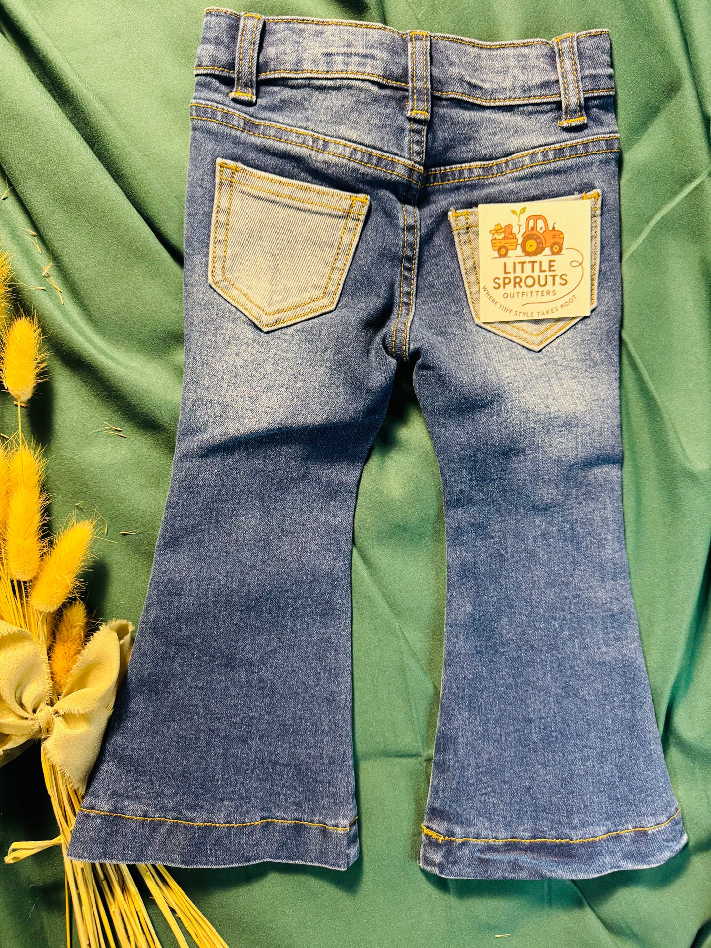 Outlaw Two-Tone Denim Jeans