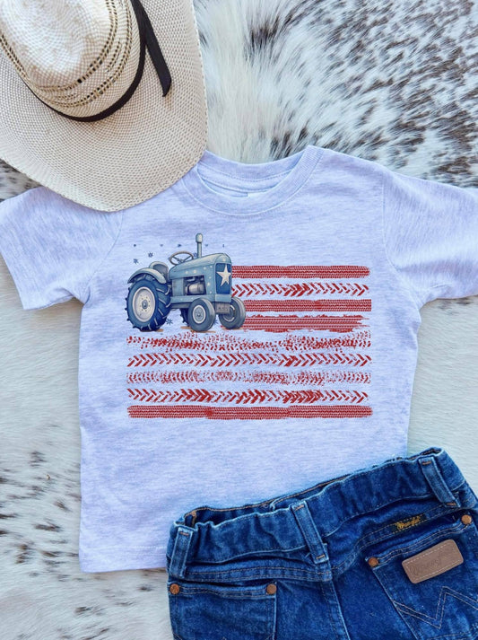 All-American Farmer Tractor Tee | Boys