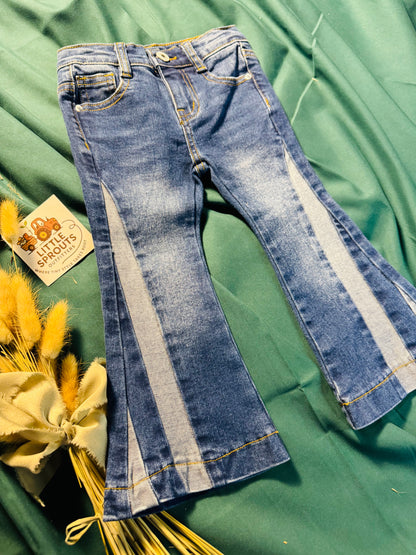 Outlaw Two-Tone Denim Jeans