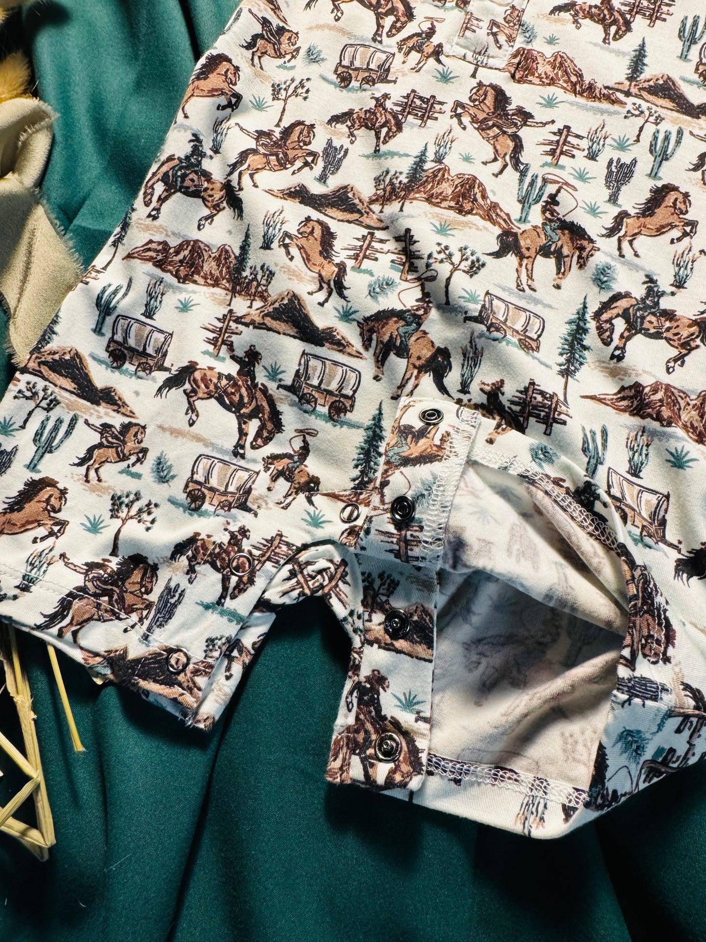 Dusty Ridge Bamboo Romper | Boys