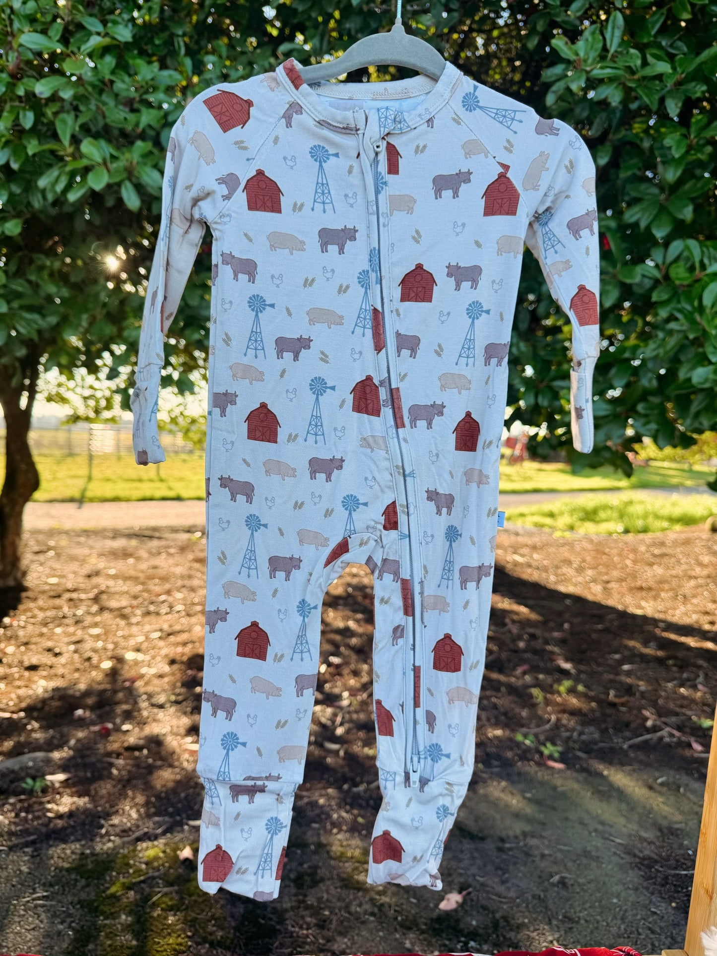 Homegrown Farm Zip Pajama