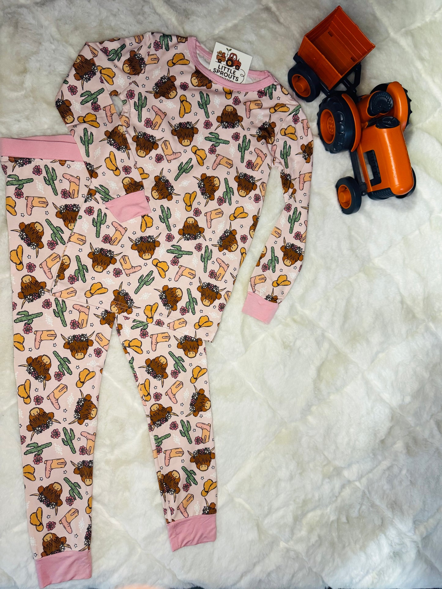 Pink Highlander Pajama Set