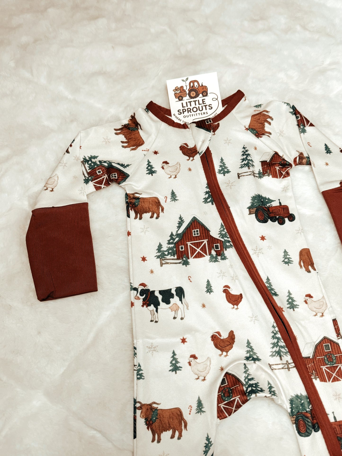 Barnyard Zip Pajama