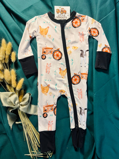 Pasture Pals Bamboo Zip Pajama
