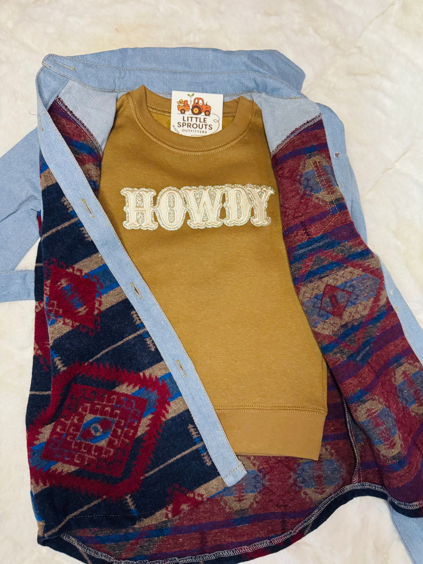 Southwestern Denim Dress