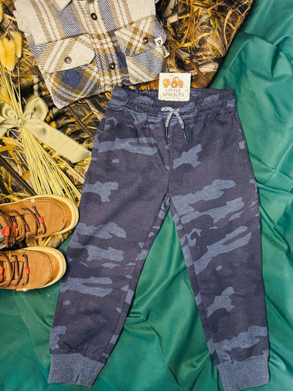 Navy Camo Jogger
