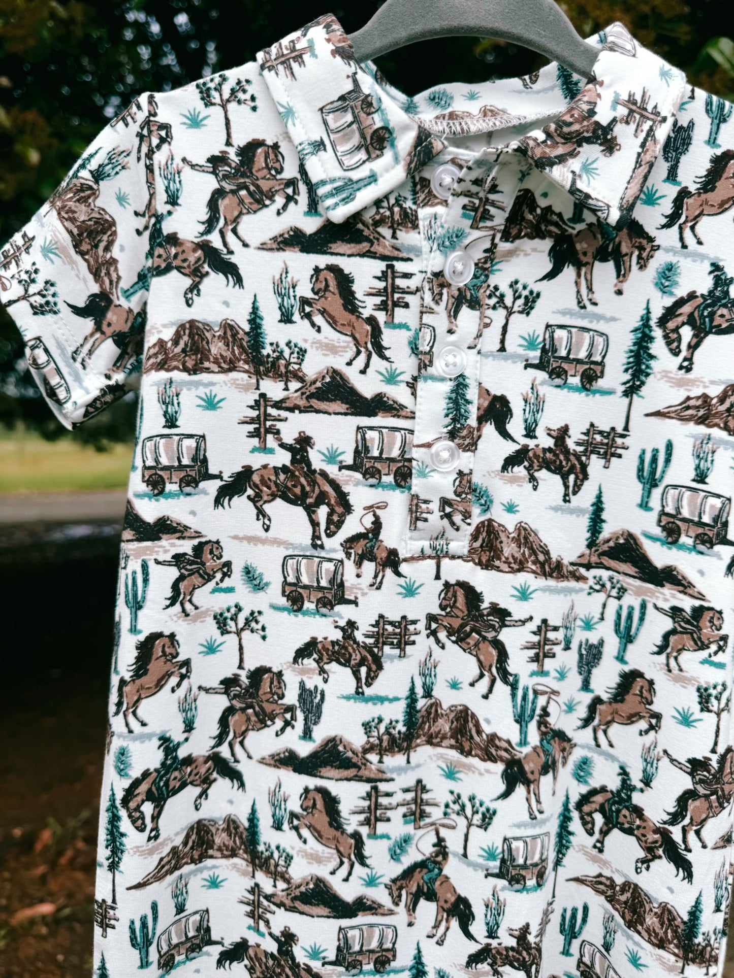 Dusty Ridge Bamboo Romper | Boys
