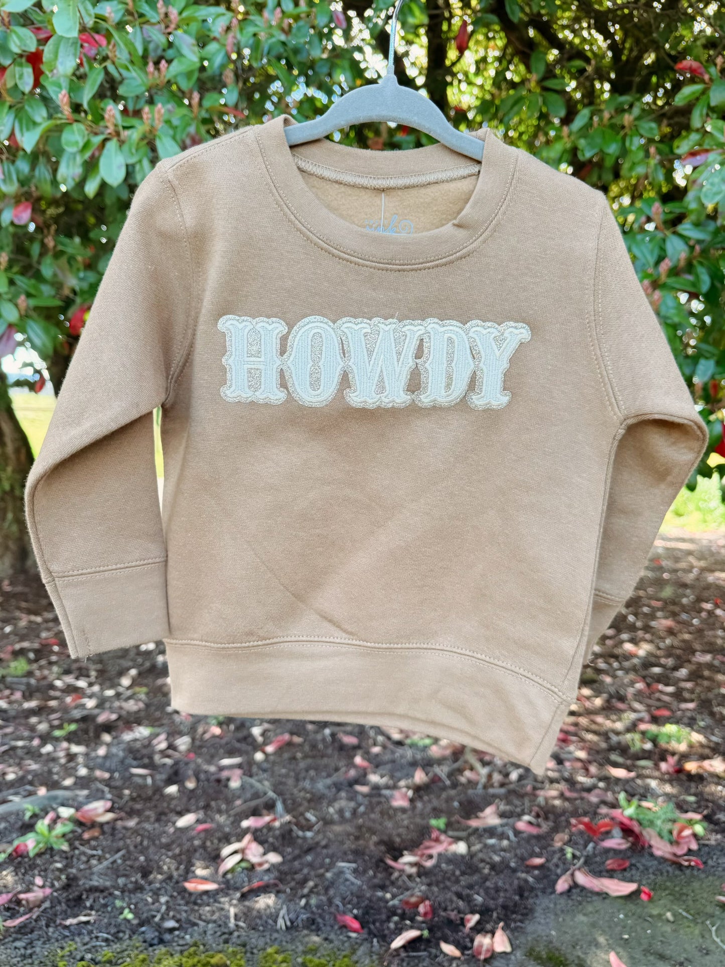 Howdy Sparkle Patch Sweatshirt