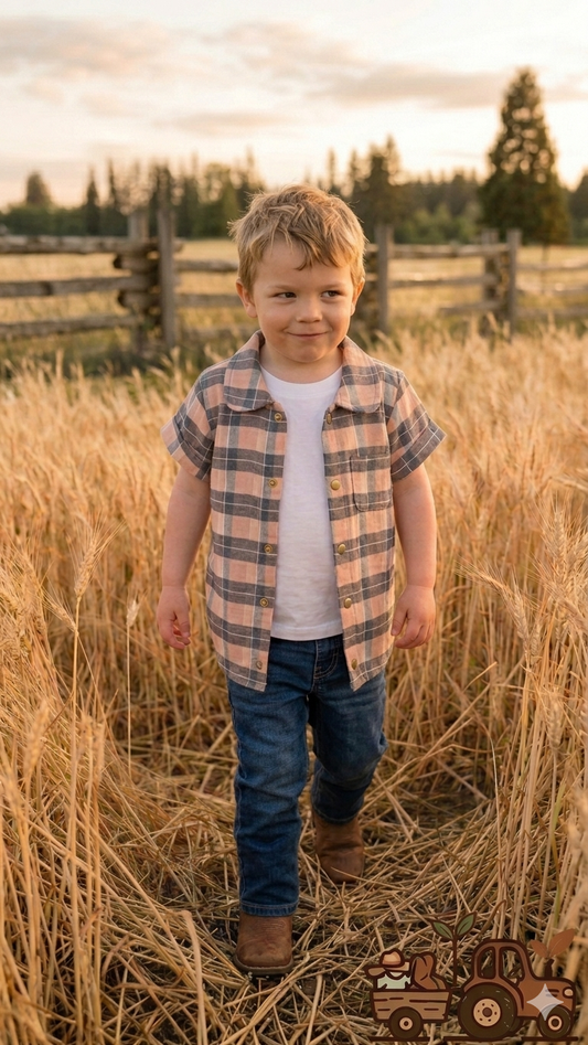 Trailside Plaid Muslin Snap Shirt