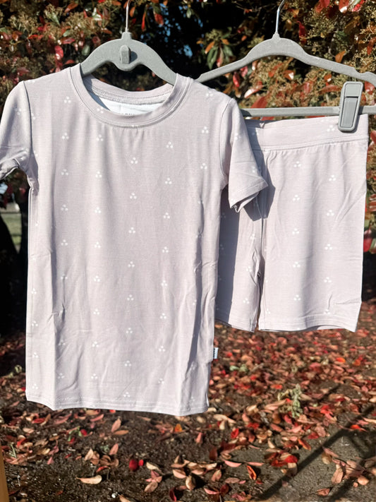 Petal Dot Bamboo 2pc Shortie Pajama