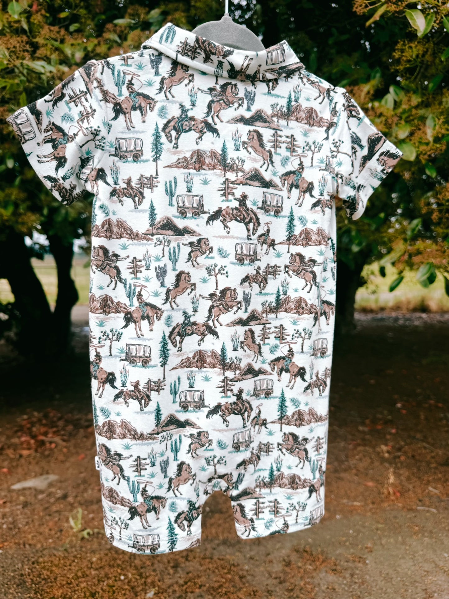 Dusty Ridge Bamboo Romper | Boys