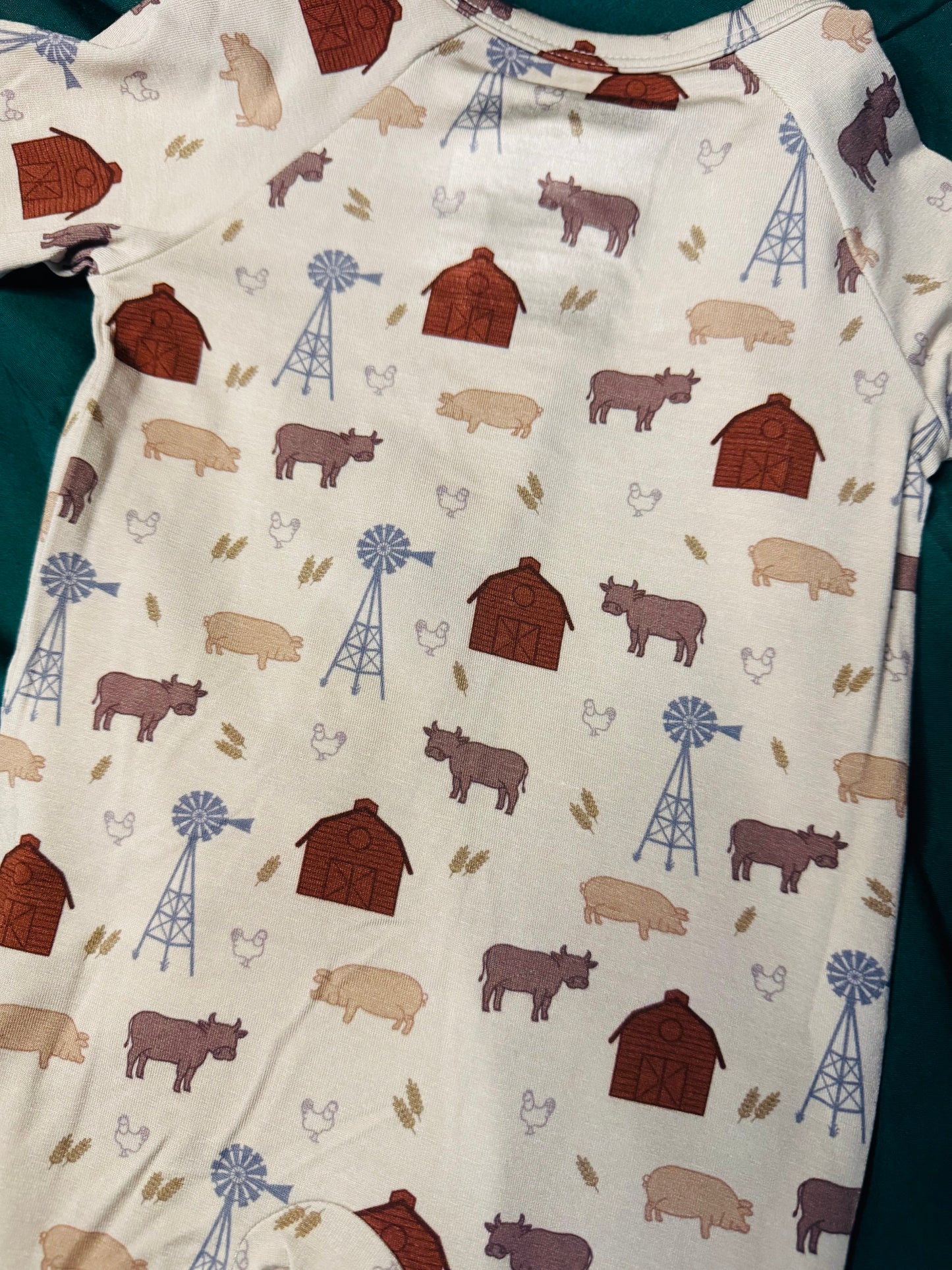 Homegrown Farm Zip Pajama