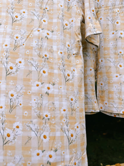 Yellow Daisy Bamboo 2pc Set | Girls