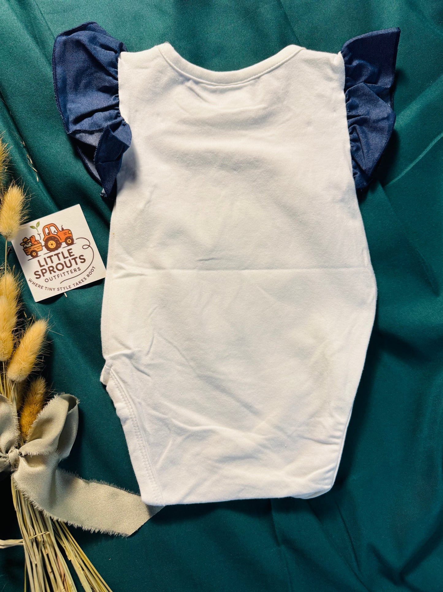 Wild Filly Ruffle Onesie
