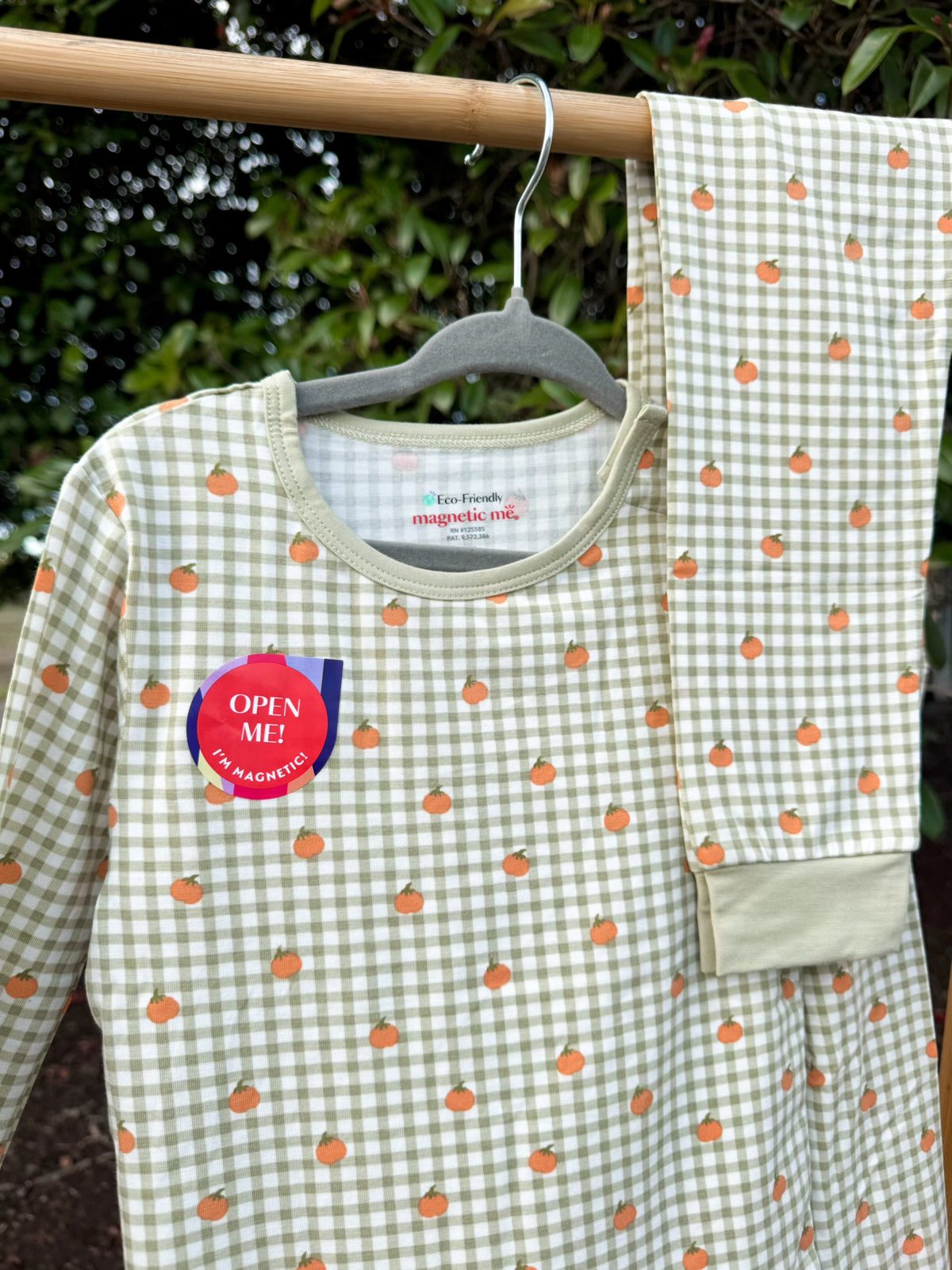 Magnetic Me Pumpkin Plaid Modal Pajama Set