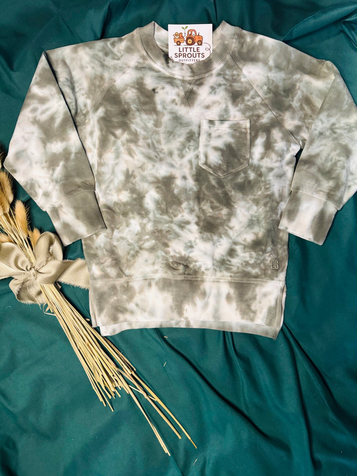 Sage Marble Crewneck