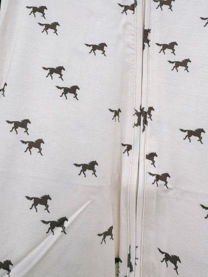Wild Horses Shortie Bamboo Romper