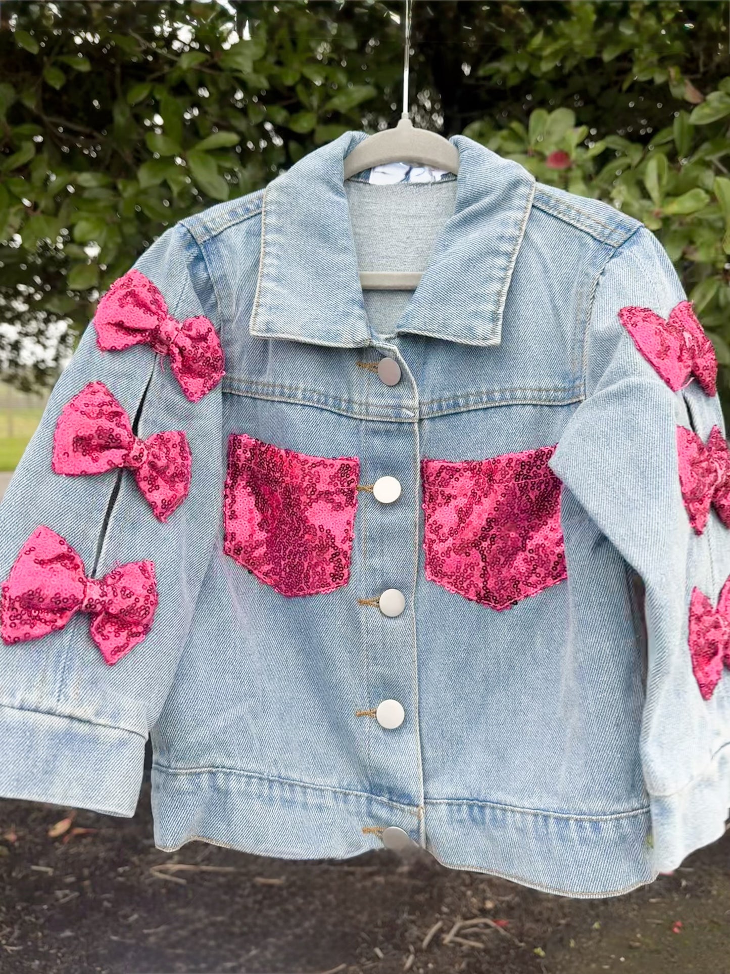 Sequined Bow Jacket