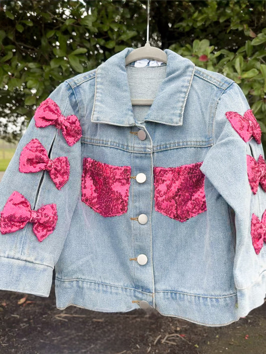 Sequined Bow Jacket