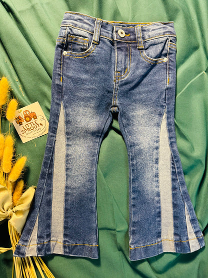 Outlaw Two-Tone Denim Jeans