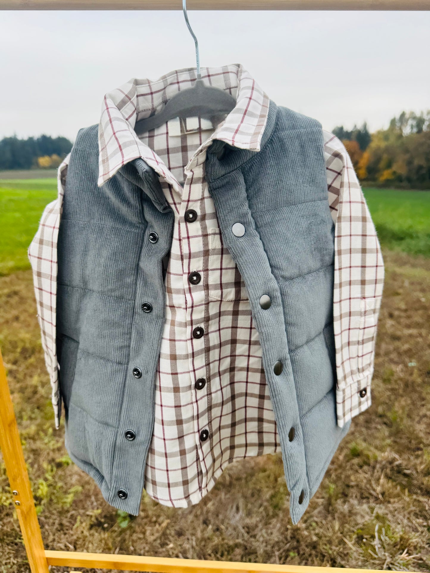Poplin Plaid Shirt