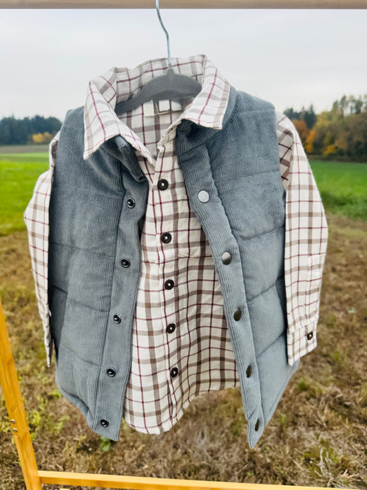 Poplin Plaid Shirt