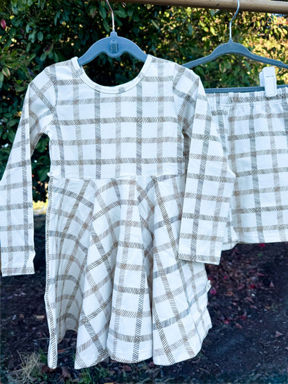 Plaid Palooza Twirl Dress + Shorts | Girls