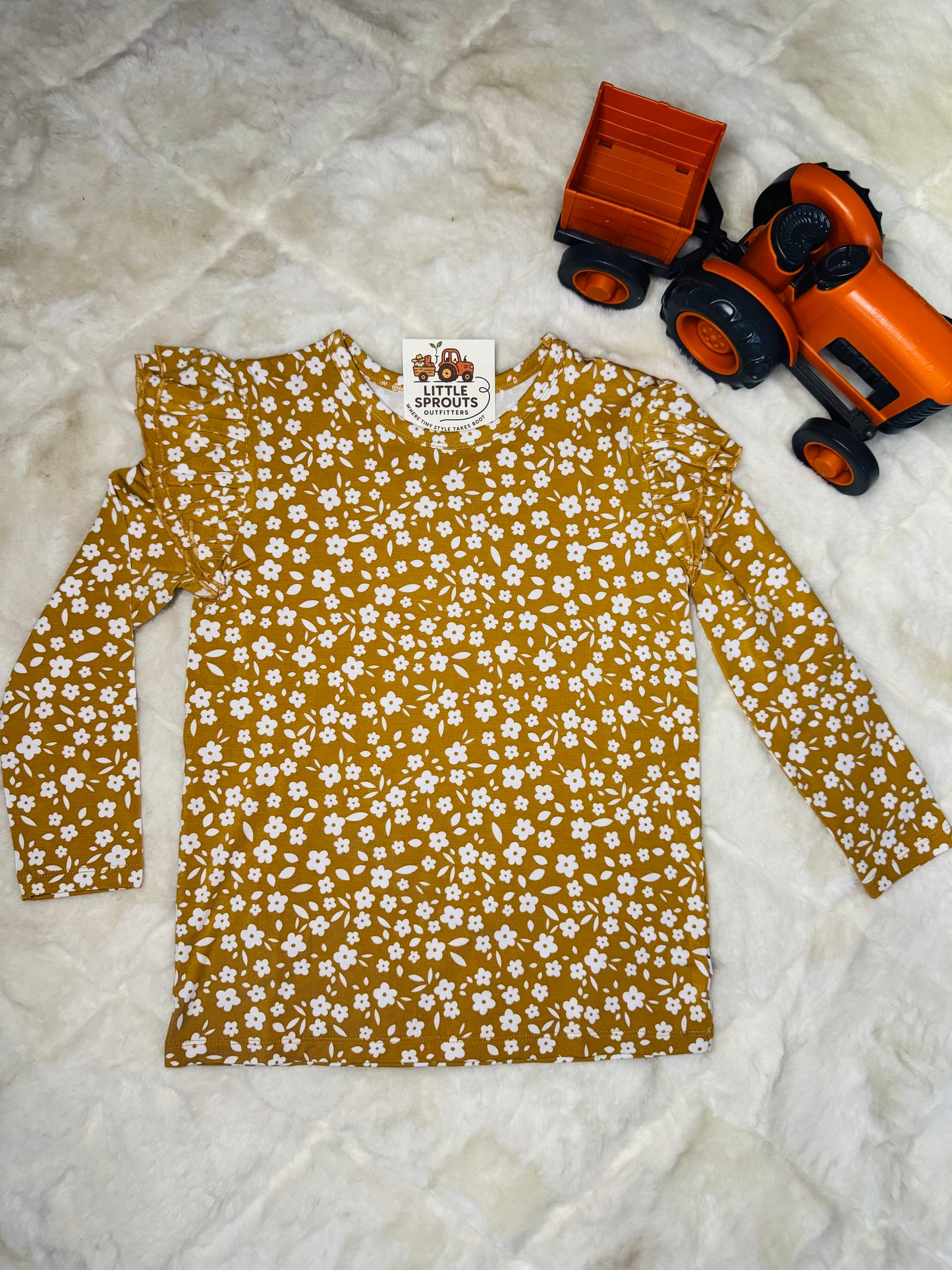 Honey Ruffle Tee