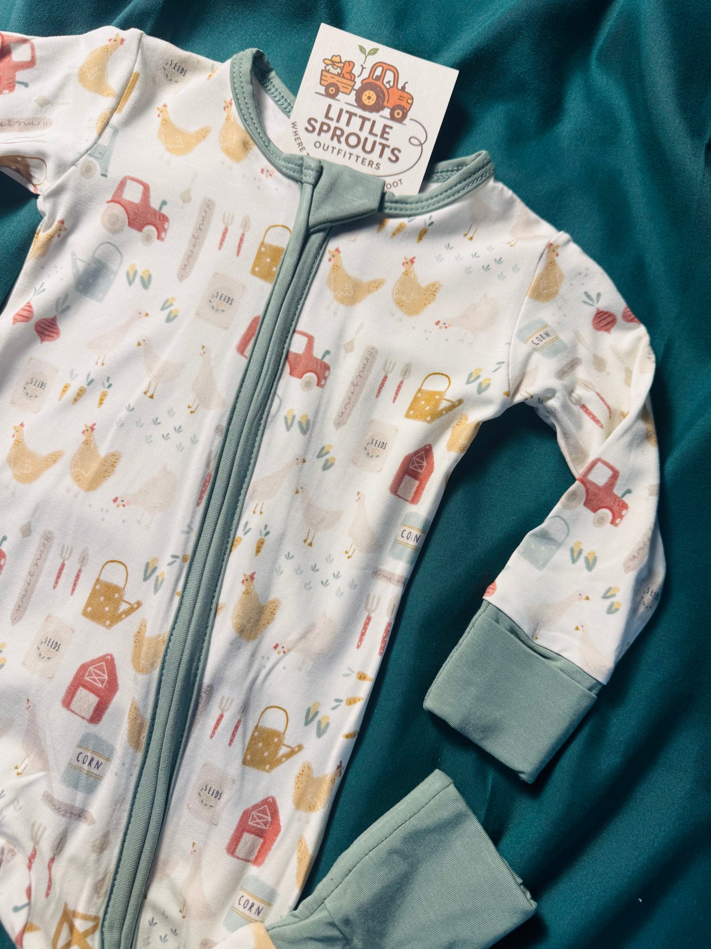 Sage Farm Bamboo Zip Pajama | Boys