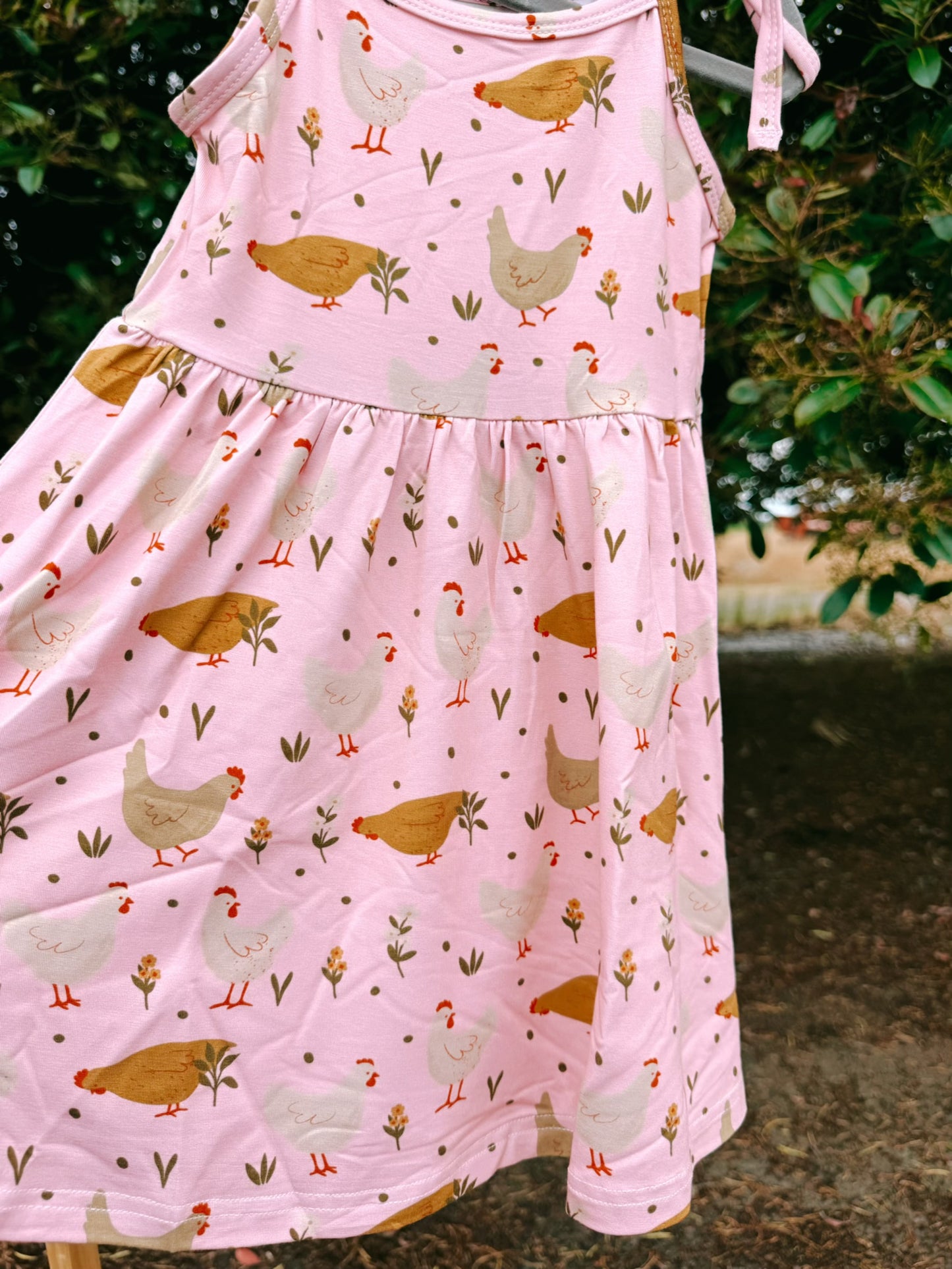 Pink Cottage Chicken Dress | Girls