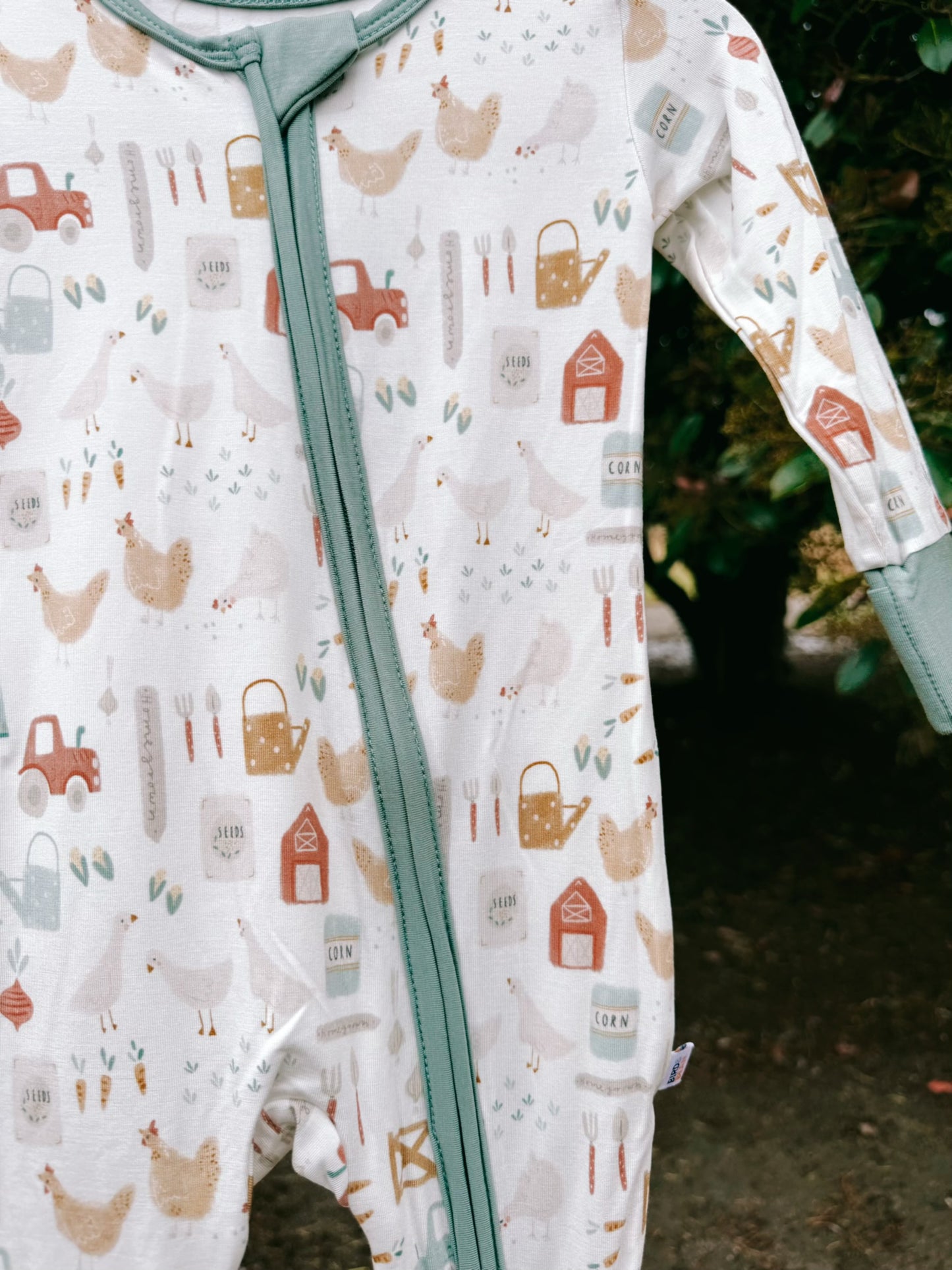 Sage Farm Bamboo Zip Pajama | Boys