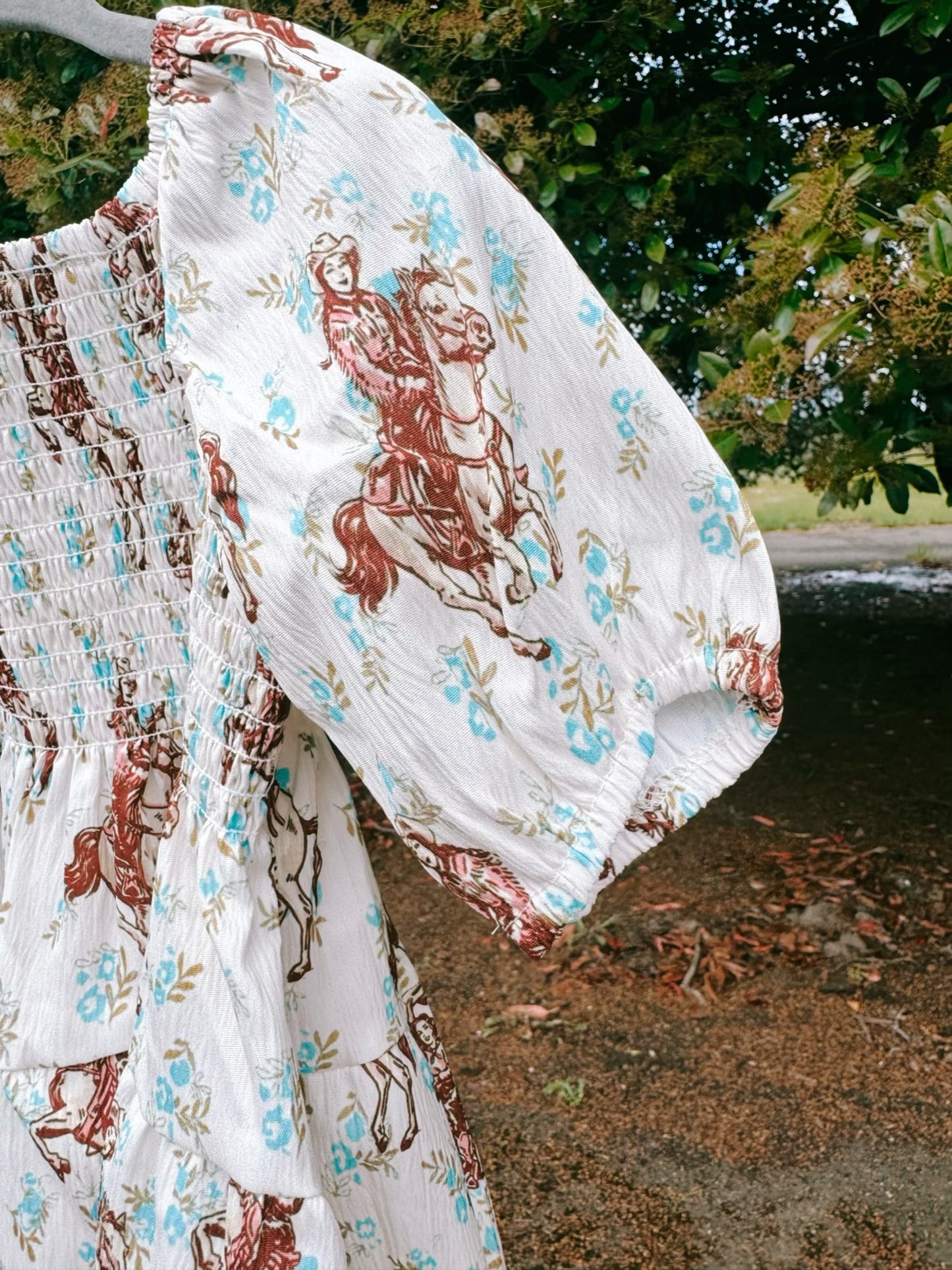 Wildflower Western Smocked Top | Girls