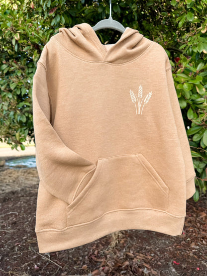 Wheat Farmer Mustard Hoodie | Boys