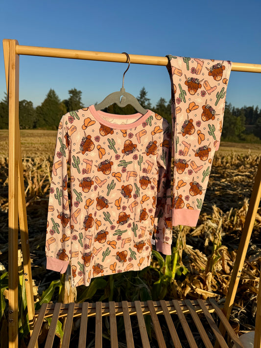 Pink Highlander Pajama Set