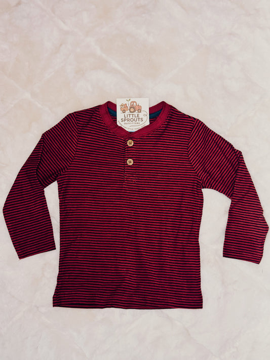 Red Stripe Henley