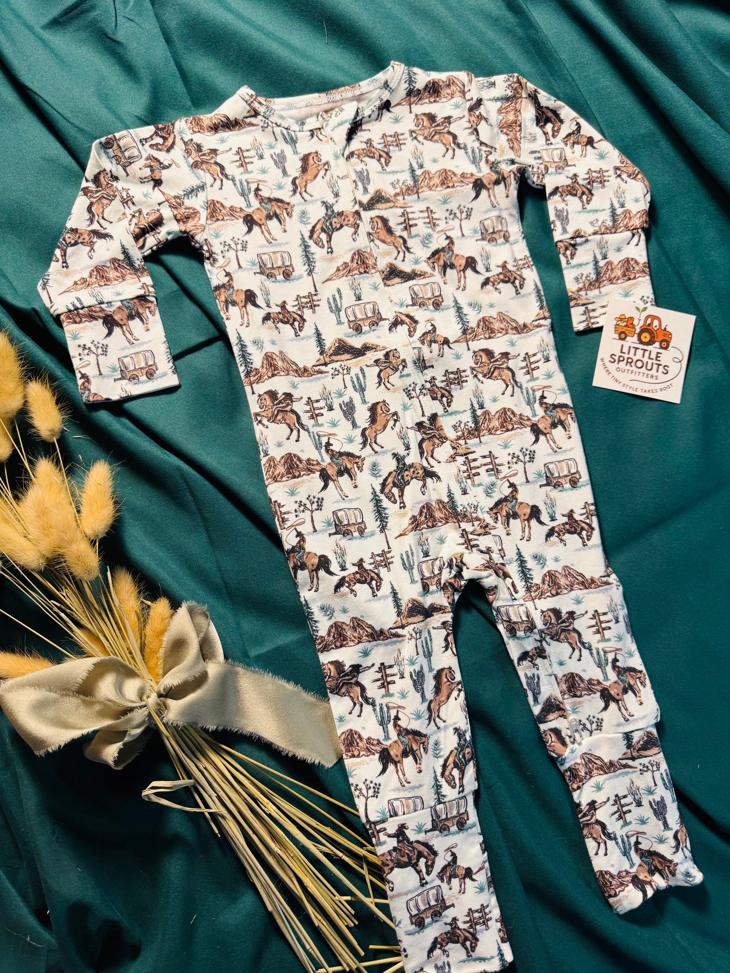 Dusty Ridge Bamboo Zip Pajama | Boys