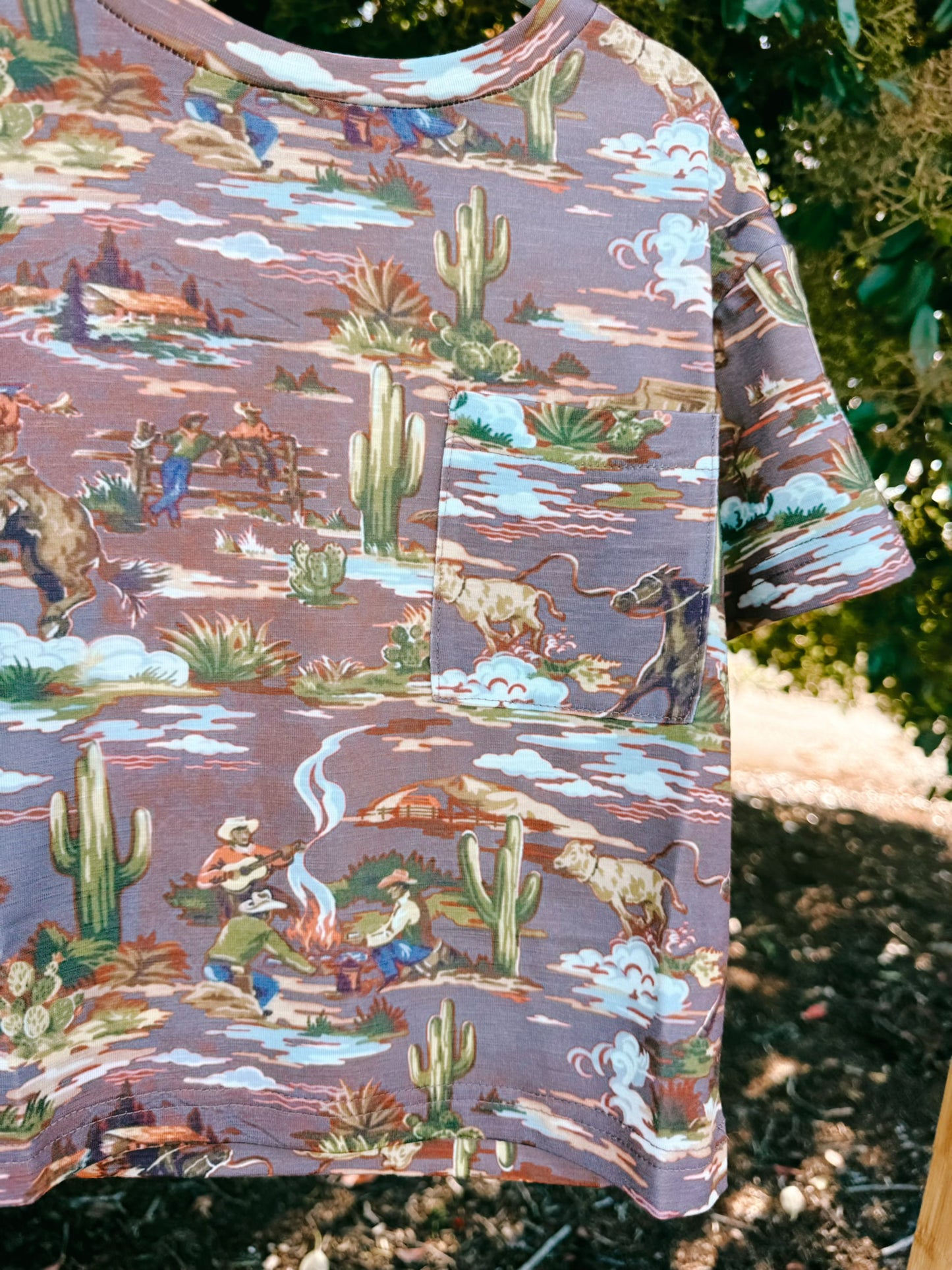 Wild West Cowboy Pocket Tee | Boys