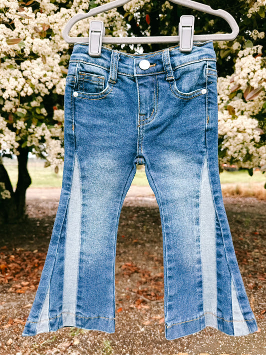 Outlaw Two-Tone Denim Jeans