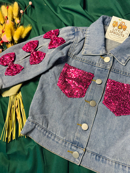 Sequined Bow Jacket