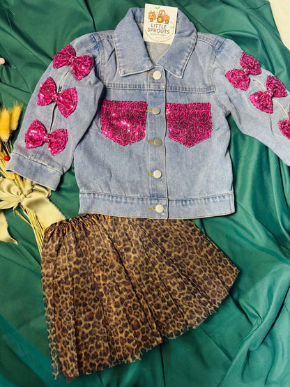 Sequined Bow Jacket