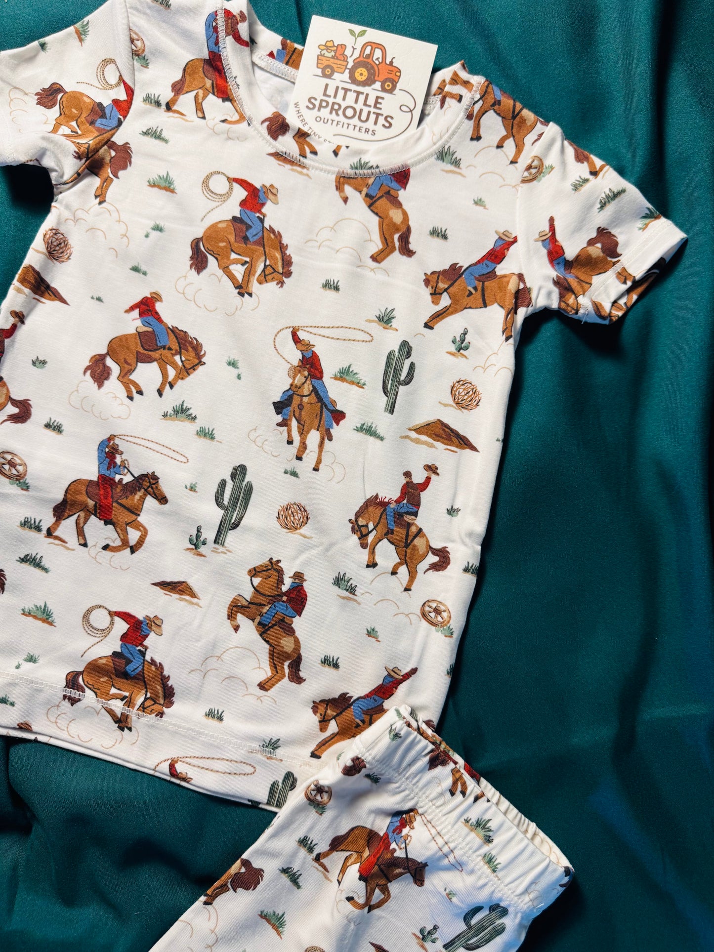 Buckaroo Short Sleeve Bamboo 2pc Pajama | Boys