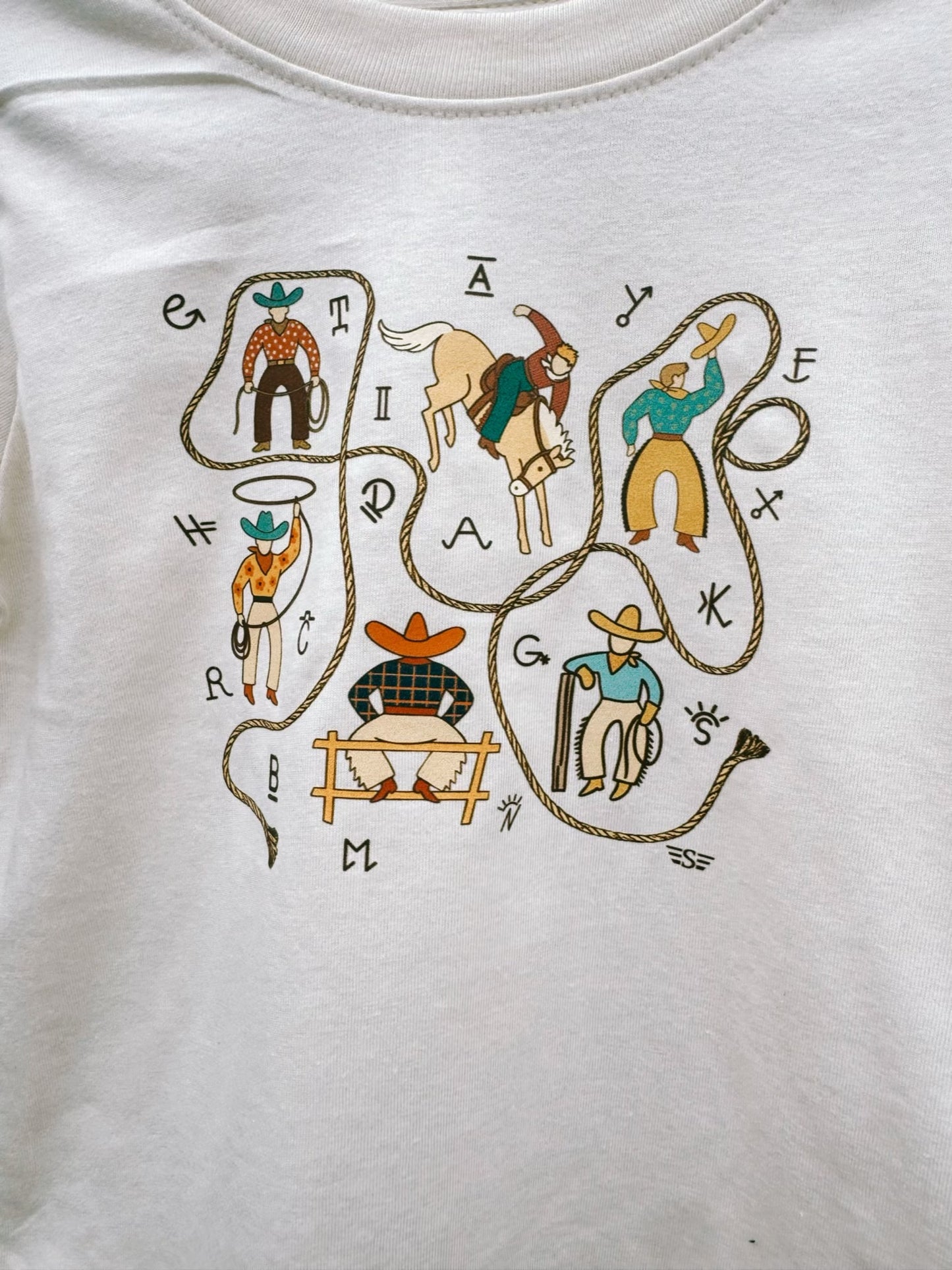 Cowboy Roped Branded Tee