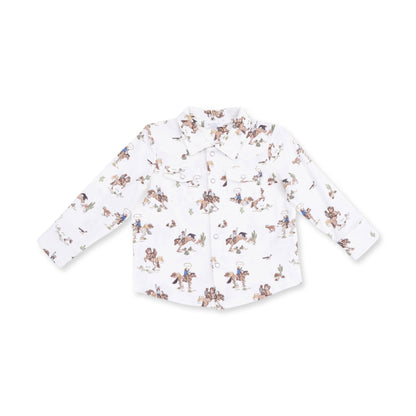Horse Wrangler Willie Pearl Snap Shirt | Boys