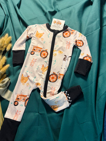 Pasture Pals Bamboo Zip Pajama
